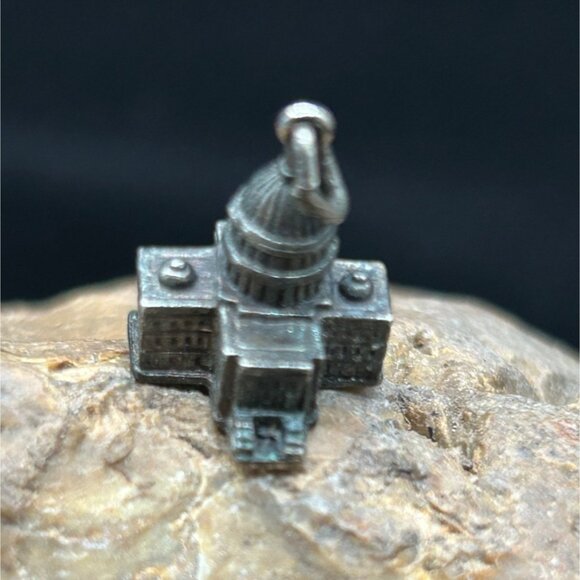 Vintage  Wells Sterling State Capital Austin Texas Building Charm - Picture 1 of 10